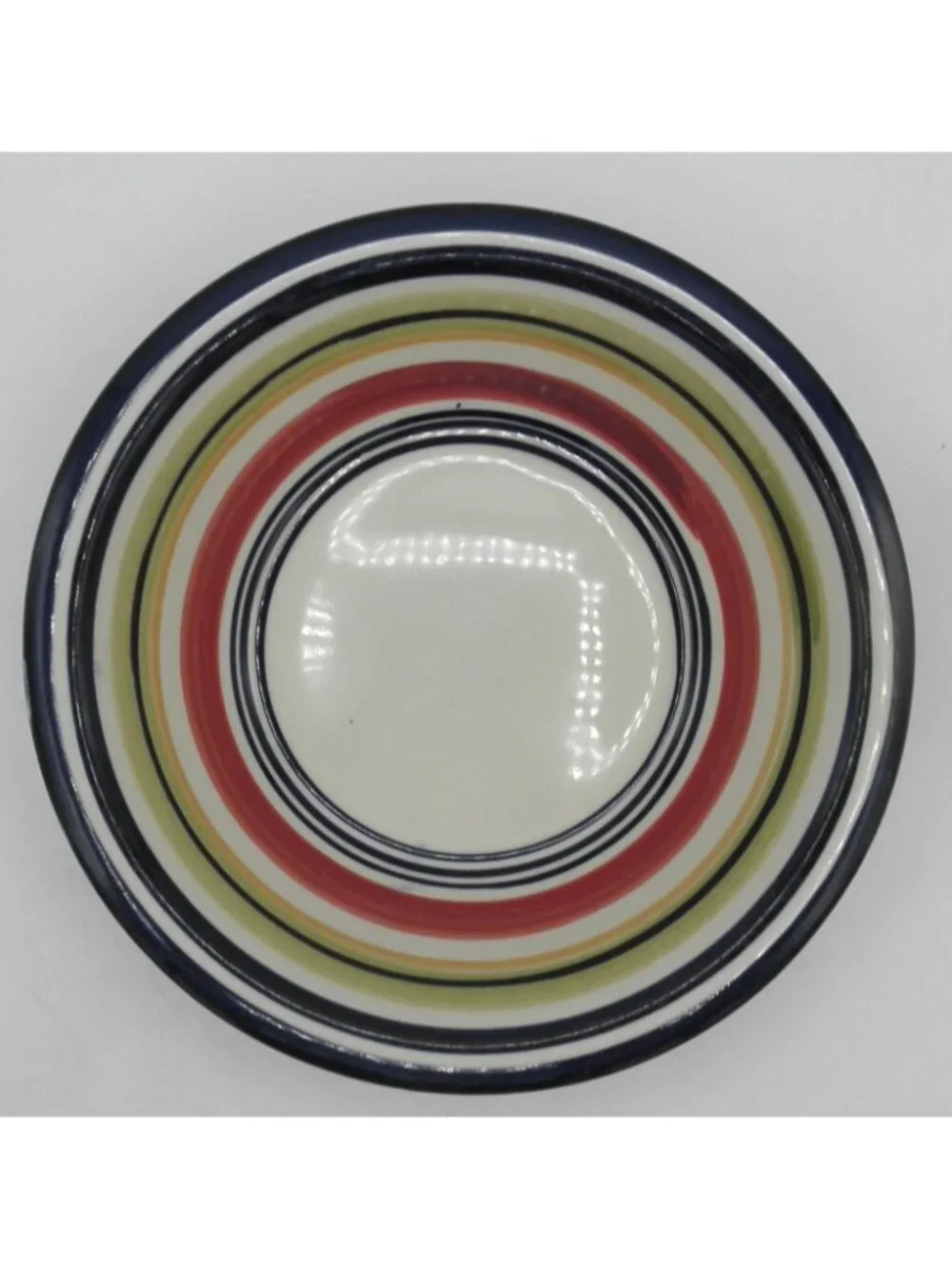 Multi Stripe by Pier 1 Bowl Set of 5 Pattern PERMUS Lot B GLAZE FLAWS
